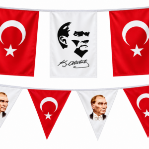 İDB 561 İPE DİZİLİ SÜSLEME BAYRAK