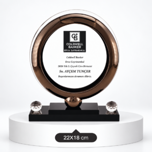 1043 KRİSTAL PLAKET