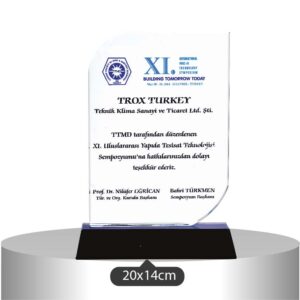 1012 KRİSTAL PLAKET