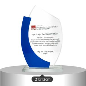 1014 KRİSTAL PLAKET