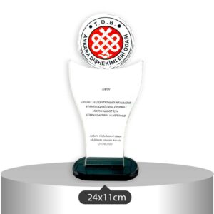 1021 KRİSTAL PLAKET