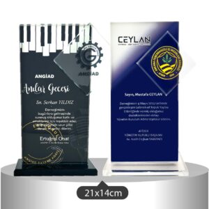 1023 KRİSTAL PLAKET