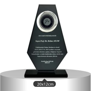 1026 KRİSTAL PLAKET
