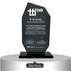 1027 KRİSTAL PLAKET