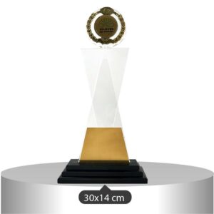 1034 KRİSTAL PLAKET (ÖZEL ÜRETİM)