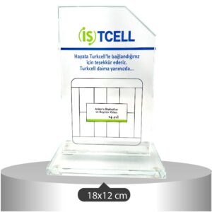 1035 KRİSTAL PLAKET