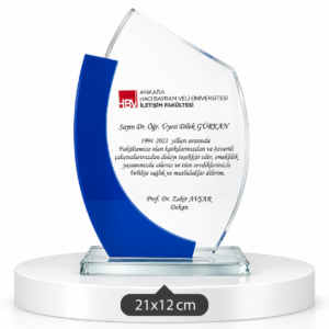 1014 KRİSTAL PLAKET