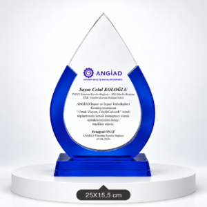 1040 KRİSTAL PLAKET
