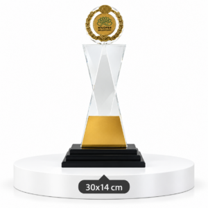 1034 KRİSTAL PLAKET (ÖZEL ÜRETİM)