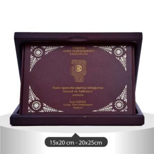 3006 AHŞAP PLAKET