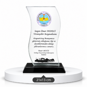 1007 KRİSTAL PLAKET