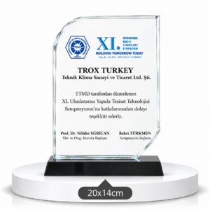1012 KRİSTAL PLAKET