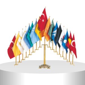 MB17 560 17'Lİ TÜRK DEVLETİ BAYRAKLARI SETİ