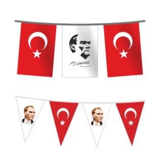 İDB 561 İPE DİZİLİ SÜSLEME BAYRAK