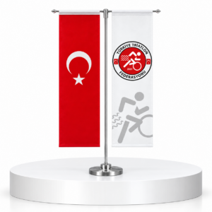 MBT2 560 2'Lİ T MASA BAYRAĞI