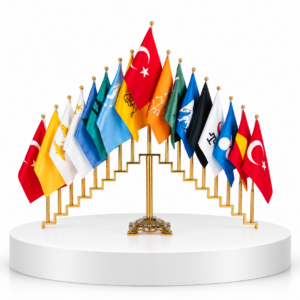 MB17 560 17'Lİ TÜRK DEVLETİ BAYRAKLARI SETİ