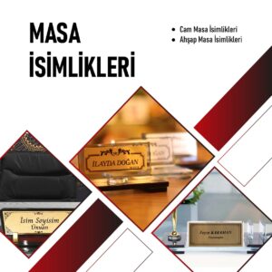 MASA İSİMLİKLERİ